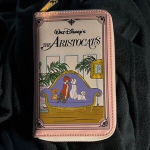 Loungefly Pink Aristocats Zip Wallet